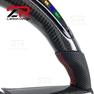 Accessoires de voiture pour Ford <span class=keywords><strong>Mustang</strong></span> GT ST RS GT350 500 Sport Volant en fibre de carbone 2004 <span class=keywords><strong>2005</strong></span> 2006 2007 2008 - Product Image 3