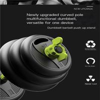 BunnyHi YL006 Multifonction Poids Libre Fitness 40kg Réglable Barbel Kettlebell Haltère Ensemble Ciment Haltère pour Usage Domestique