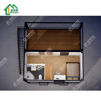 Nouveau modèle Conteneur en carreaux sandwich EPS Maison de vie de bureau Maison en conteneur préfabriqué détachable