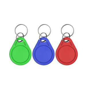 Nhà máy tùy chỉnh giá logo nhựa ABS <span class=keywords><strong>NFC</strong></span> Keychain Key Fob <span class=keywords><strong>tag</strong></span> RFID keyfob - Product Image 4
