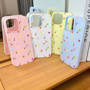 2 In 1 Snoep Bloem Telefoonhoesje Voor Iphone 17 16 15 14 13 12 11 Pro 17 Air 2in1 Schokbestendige Matte Zachte Hoes Funda - Product Image 1