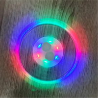 Sous-verre LED Lumineux pour Boissons, Modes de Lumière Colorée et Blanche, Sous-verre LED pour Cadeau de Fête, Mariage, Décoration de Comptoir de Bar