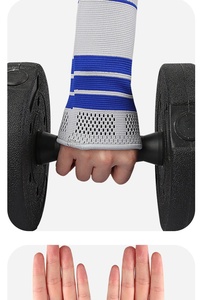 Protège-mains respirant et pressurisé pour sports de plein air, musculation, entraînement, cyclisme, protection anti-collision en silicone pour la paume - Product Image 5