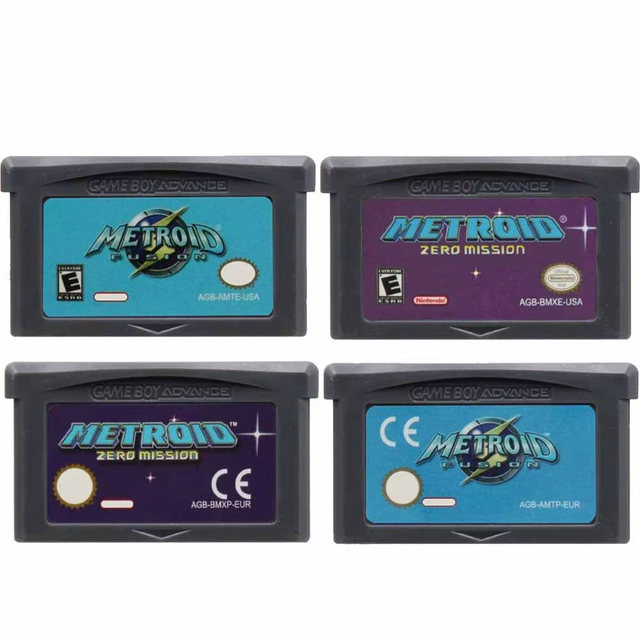 New 32-bit Video Game Cartridge Card Metroid Series for Game Fusion Zero Mission for //USA/EUR Version