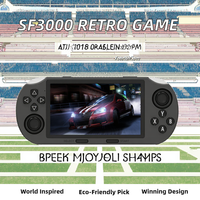 Console de jeu rétro portable SF3000, écran IPS de 4,5 pouces, prise en charge de plus de 20 simulateurs, style classique, 10 000 jeux intégrés, Wi-Fi