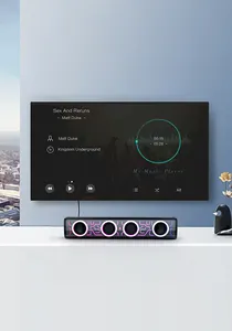 Potente Audio Box TV Soundbar cablato e Wireless Home Surround altoparlante Sound Bar per PC Theater Aux