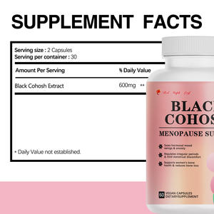 <span class=keywords><strong>Capsule</strong></span> di Black Cohosh - Integratore Naturale a Base di Erbe, Estratto di Black Cohosh ad Alta Concentrazione e Flavonoidi, Supporto per l'Equilibrio Ormonale e il Relax - Product Image 4