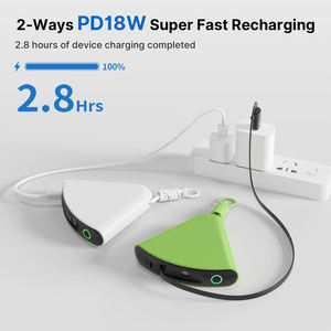 Chargeur portable magnétique 10000mAh, charge rapide 22.5W avec câble rétractable et mousqueton, batterie externe de sécurité pour les voyages - Product Image 2