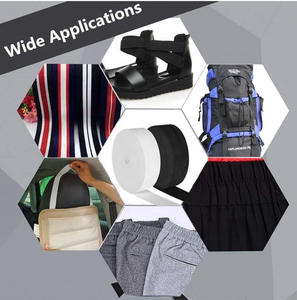 Nhà Máy Bán Buôn May Quần Áo Đàn Hồi Thân Thiện Với Môi Polyester + Latex Crochet Web Ban Nhạc Băng 1.5Cm-6Cm Dệt Kim Mẫu Miễn Phí - Product Image 5