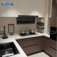 Cuisines sur mesure pour toute la maison - Style moderne, taille personnalisable, bois massif durable, modèle Nova, vente en gros en Chine