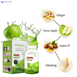 Shampoo Colorante Naturale alle Erbe 3 in 1 per Coprire Capelli Grigi e Bianchi, Mousse Colorante Nera e Fulva - Product Image 3