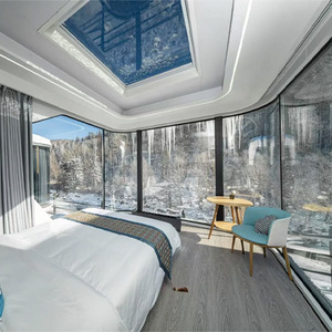 2025 tendance moderne extérieur ECO navire Mini espace Capsule hôtel préfabriqué petite maison mobile maison panneau sandwich installation rapide - Product Image 6
