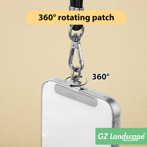 Phổ điện thoại dây buộc điện thoại xoay Tether Tab Mini T hình dạng Pad chống mất kết nối tùy chỉnh bền kim loại điện thoại vá - Product Image 3