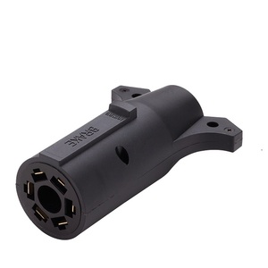 Connecteur de remorque utilitaire auxiliaire de frein électrique en plastique d'origine d'usine adaptateur plat 6 voies lame 7 voies 12-24V nouvel état - Product Image 1