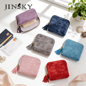 Jinsky Velvet <b>Drawstring</b> <b>Pouch</b> Mini Cute Jewelry Storage Bag for Ring Bracelet Lipstick Instagram Style - Product Image 2