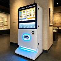Distributeur de médailles personnalisées gravées pour souvenirs de musée, distributeur de pièces commémoratives, écran tactile électrique, paiement sans numéraire par code QR