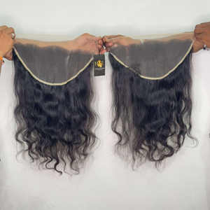 Grade 11A 12A indien non traité prix de gros indien brut faisceaux de cheveux humains bouclés et 13x4 suisse HD dentelle fermeture - Product Image 1