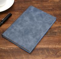 Carnet A5 personnalisable en cuir PU, couverture rigide, journal d'affaires imprimé, style cuir de veau souple, bloc-notes de bureau, logo personnalisé