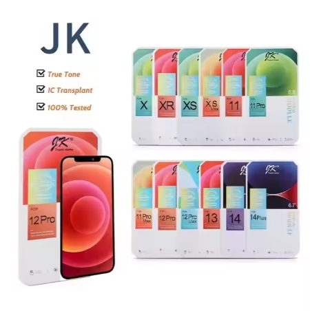 JK Incell LCD Screen for iPhone 15 Pro Max/14 Pro/13 Pro/12 Pm to X Series Original Mobile Phone Touch Screen Replacements Parts