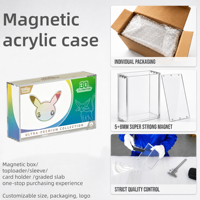 Étui en acrylique magnétique de collection ultra-premium jour/nuit pour la 30e célébration, directement de l'usine, pour la 30e célébration Upc