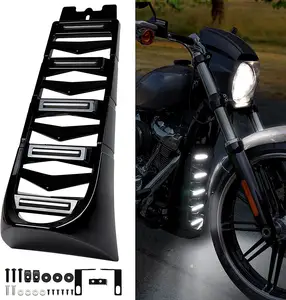 오토바이 프론트 페어링 스포일러 키트 DRL 할리 Davdison Harley 2018-2023