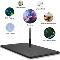 Tablette graphique électronique Huion, tablette à dessin avec stylet numérique pour les concepteurs, les animateurs et les artistes