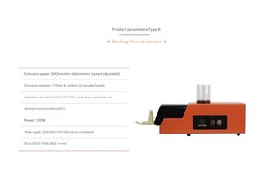 Extrusora de Escritorio de un Solo Tornillo para Filamento ABS, Extrusora para Consumibles de Impresión 3D - Product Image 2