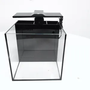 Khuyến mãi lớn A.S. Hot bán tùy chỉnh kích thước máy tính để bàn Aquarium Fish Tank Nano bể san hô Bộ siêu rõ ràng Kính
