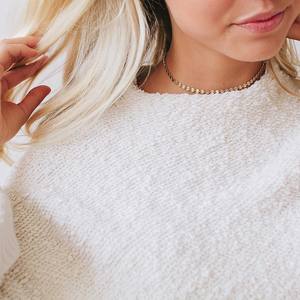 قلادة نسائية أنيقة من إيمانكو مطلية بالذهب عيار 14 قيراط من الفولاذ المقاوم للصدأ مع سلسلة عملات معدنية - Product Image 6