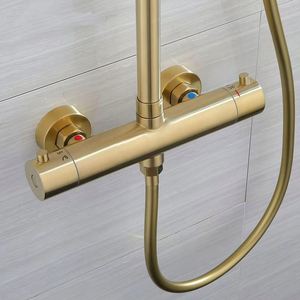 Juego de Grifería para Ducha de Acero Inoxidable Multicolor Personalizado, Montado en la Pared, con Doble Manija, Mezclador de Agua Fría y Caliente - Product Image 2