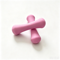 Mini haltère en fonte revêtue de néoprène 1,5 kg pour femmes, exercices pour les bras, remise en forme, relaxation musculaire, durable