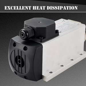 Accesorios para Router CNC, Motor de Husillo Refrigerado por Aire de 2200W, Alta Velocidad 24000rpm, con Fuente de Alimentación y Regulador de Velocidad - Product Image 5