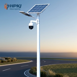 Farola Solar Hepu IP66 con Inducción de Luz Diurna de 5000K y 5 Años de Garantía para Iluminación Vial - Product Image 1