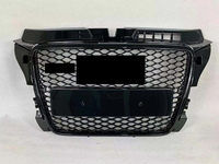 Grille de voiture chromée noire pour Audi S3 RS3 A3 8P Style 2009 2010 2011 2012 2013