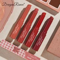 Rouge à lèvres mat, imperméable, hydratant, végétalien, longue tenue, couleur nude rouge haricot