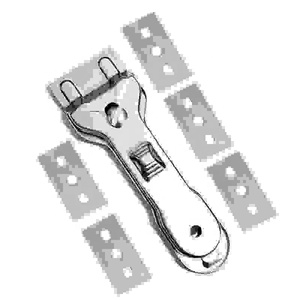 Paslanmaz çelik temizleme çekçeki, karo zemin cam temizleme için taşınabilir pencere kazıyıcı - Product Image 3