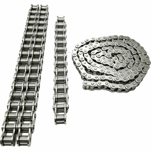 โซ่ลำเลียงแบบลูกกลิ้งอุตสาหกรรม 16A 16B-1 RS80-1 เหล็กกล้าคาร์บอน ระยะพิทช์ 12.7 มม. ชุดเฟืองและโซ่ - Product Image 2