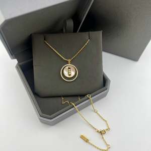 Collier pendentif en argent sterling, zircon, motif géométrique, plaqué or, style tendance de luxe, pour femmes, fiançailles, mariage, fête, GTC - Product Image 6