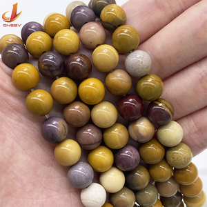 Pulsera de mookaita de 6mm, 8mm, 10mm y fabricación de joyas con cuentas reales, collar de gemas para hombres, piedra Natural y cuentas sueltas artesanales de cristal - Product Image 5