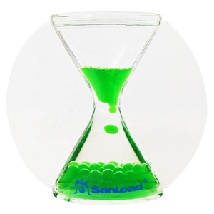 Akrilik PMMA kristal çift taraflı sıvı likör Liquido Liquida sıvı su damlası damlama kabarcık yağ su zamanlayıcı saat kum saati - Product Image 1