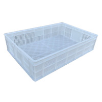 Caisse et panier de stockage alimentaire en plastique maillé empilable et recyclable 600*400*120mm – Contenants en plastique pour fruits et aliments