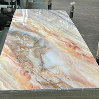 Offre Spéciale Feuille de marbre PVC haute brillance Panneau de marbre UV imperméable Marble de panneau UV PVC pour la décoration intérieure