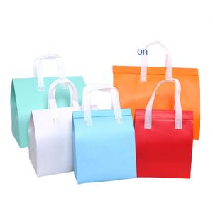 Customized Recyclable Aluminum Foil <b>Cooler</b> Bags Non Woven Handled Takeout Logo Printing Commercial Enterprises JIAJIN Brand - Product Image 5