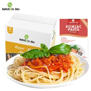 Ketoslim Mo al por mayor fresco de bajo índice glucémico Gi Keto Pasta fideos Diabetes comida cetogénica Ramen