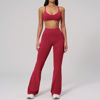 Soutien-gorge de sport pour femmes à Guangzhou, pantalon de yoga coupe droite, vêtements de fitness, soutien-gorge pour femmes style Brésil