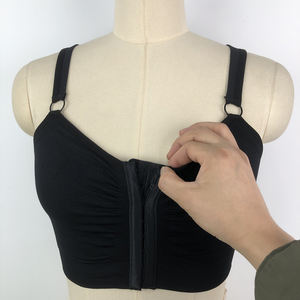 Vêtements de compression médicale personnalisés <span class=keywords><strong>soutien</strong></span>-<span class=keywords><strong>gorge</strong></span> sans fil sans couture à fermeture frontale et confort pour une <span class=keywords><strong>augmentation</strong></span> <span class=keywords><strong>mammaire</strong></span> avec réduction - Product Image 1