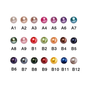 Bán Buôn 7-8Mm 4a Tròn Tự Nhiên Nước Ngọt Ngọc Trai Lỏng Lẻo Vòng Đầy Màu Sắc Ngọc Trai Cho Lồng Lockets Ngọc Trai Đảng - Product Image 3