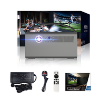 Le projecteur extérieur portable prend en charge les télécommandes infrarouges 3D filaires et sans fil à double écran