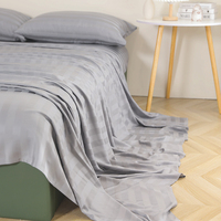 Draps en tissu de fibre de bambou 100% luxe, haute qualité, ensemble de literie moderne de luxe, certifié OEKO-TEX, 300 fils, toutes saisons