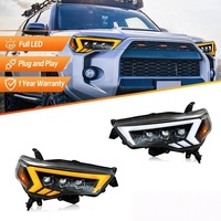 Conjunto de Faros LED Completos para Toyota 4Runner 2014-2023, Animación Dinámica y Aspecto Agresivo y Discreto